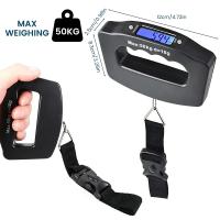 Báscula Digital Portátil Para Equipaje 50kg Con Luz Trasera Herramienta De Pesaje Para Maletas Y Bolsos Escala De Viaje Pendular - details 2