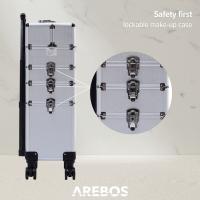 AREBOS 4 en1 Caso de belleza Trolley Maleta Kit de maquillaje Belleza - details 15