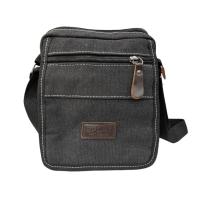 MEJORADA bandolera con solapa para hombre,material de lona fuerte duradero.MEDIDA 20×16×8CM - details 0