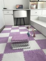 Alfombra De Juego Para Bebés De Peluche Suave Interlocking Para Invierno Alfombra De Esponja Para Habitación Y Sala De Estar De Niños Tamaño 30x30cm - details 4