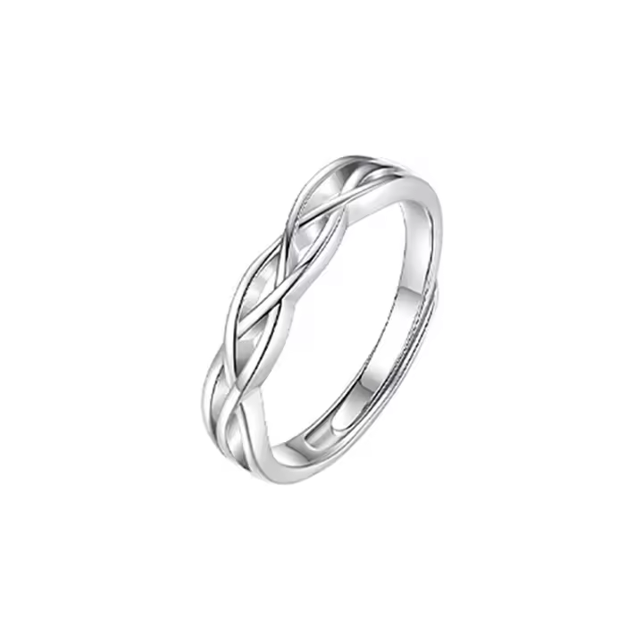 Anillo Mujer Plata Para Aniversario Mujer Plata Regalo - 1
