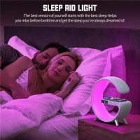 Cargador Inalámbrico Multifuncional 3 En 1 Con Altavoz Y Luz De Noche LED RGB Estación De Carga Rápida Para iPhone Samsung - details 10