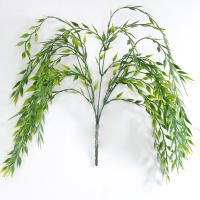 Arbusto De Sauce Llorón Artificial De 50 Cm Ramas De Sauce De Paja Para Decoración De Casa Y Boda Planta Suspendida Verde Simulada - details 4