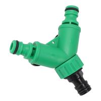 Conector De Jardín 2 En 1 Adaptador De Tubo De Agua Válvula De Tres Caminos En Forma De Y Con Interruptor Plástico Para Jardín - details 13