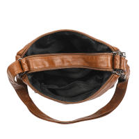 Bolso Bandolera Para Mujer Con Correa Ajustable Y Cierre De Cremallera Ideal Para Viajes Y Tiempo Libre Material PU Con Lining De Poliéster Estilo Clásico - details 8