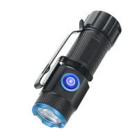 Linterna Portátil Recargable Zoom White Beam Light De Larga Distancia Tipo-C USB Para Exteriores Y Hogar Material De Aluminio Luz LED Impermeable - details 12