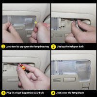 Kit De Luces LED Para Coche MDNG 14Pcs Para Ford Focus 2008-2011 Luz Interior Lectura Mapa Domo Pies Fondo Maletero Visera Solar - details 7