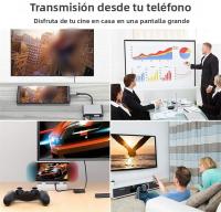 Adaptador Multiuso Tipo-C a HDMI VGA Thunderbolt 3 Convertidor Rápido a 4K 1080P Para MacBook Cable Digital AV Compatible USB C - details 8