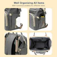 Bolsa De Bebé Plegable Para Mamá Múltiples Funciones Impermeable Gran Capacidad Para Viajes Al Aire Libre Cuidado Del Bebé - details 8