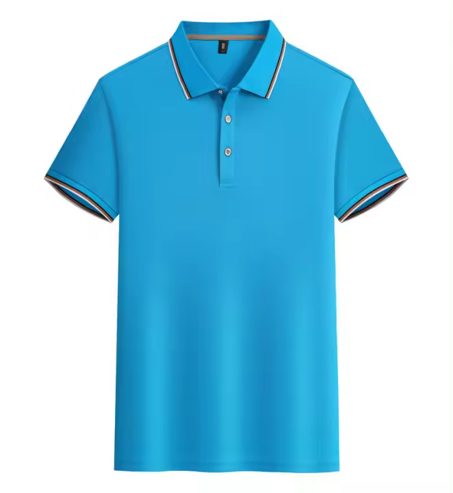 Camisa Polo De Verano Nueva En Talla Grande Algodón Seda Hielo Fresca Transpirable Casual Para Golf Sin Capucha - 1