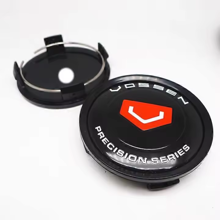 4 piezas 75mm 70mm Vossen Wheel Center Hub Caps tapacubos Llantas de coche Insignia de la cubierta a prueba de polvo - 1
