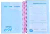 MP -  Agenda escolar de Tapa Dura 2024 - 2025 Tamaño A5 15x21 cm , Color Azul y Turquesa, con Páginas para Nombre, Exámenes, Entregas y Excursiones - Diseño en Portada días por página. Agendas Bonitas - details 8