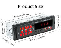 BQCC 1Din MP3 Autoradio Bluetooth FM USB TF AUX Entrada Estéreo Protección Del Poder Recarga De Teléfono Multimedia Para Coche - details 9