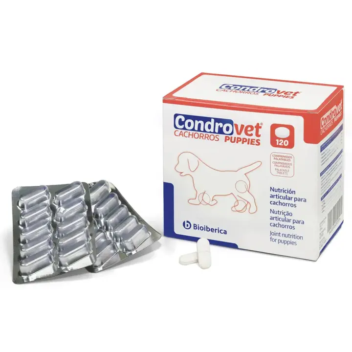 Condrovet Cachorros 120 comprimidos suplemento condroprotector para perros BIOIBERICA - 1