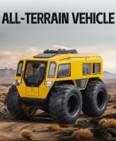 Modelo De Coche Todoterreno Ruso Sherp 1/24 Con Sonido Luz Puertas Abiertas Absorción De Choque Regalo Para Niños Metal No Batería - details 0