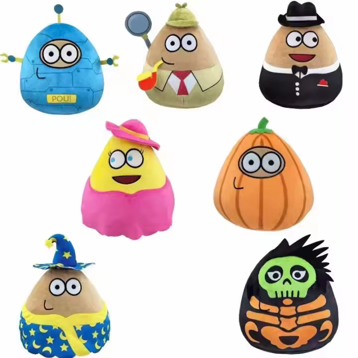 Nueva Muñeca De Peluche Alienígena My Pet Pou Juguete Suave De Peluche Para Regalo Animal De Almohada Dibujos Animados Para Niños Y Adultos - 1