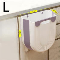 Basurero Plegable De Cocina Y Baño Colgante Y Montado En La Pared Accesorio De Cocina Para Armario De Casa Y Oficina - details 14