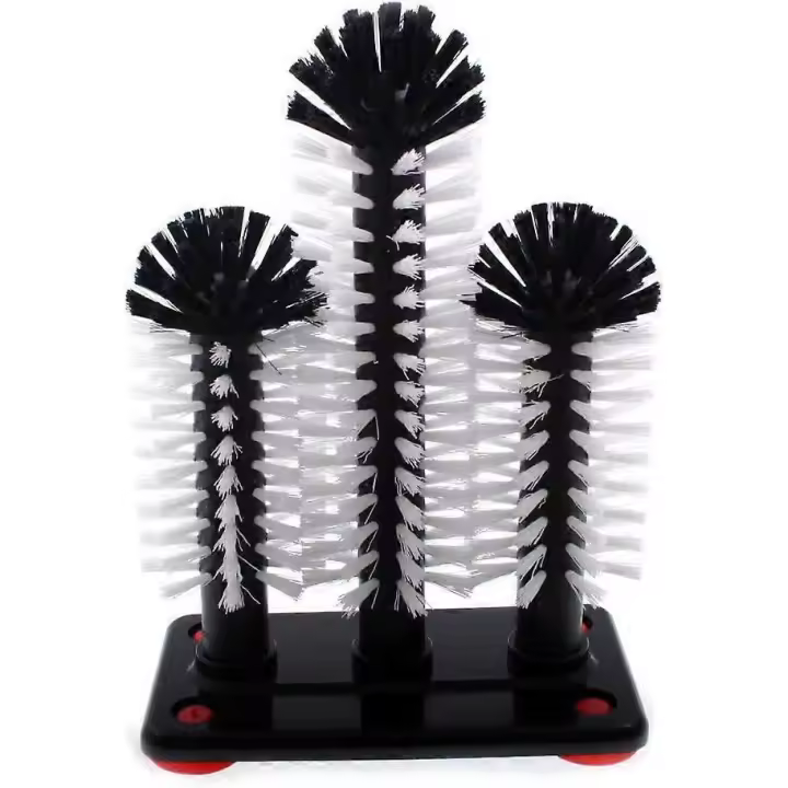 Glass cleaning brush dish brush glass cleaning machine glass brush rod brush - 1