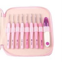 Set De Agujas De Crochet 9PCS 2.5-6mm Herramientas De Costura Para Tejido De Hilo Kit De Manualidades Para Mujeres Niñas - details 2