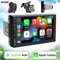 Radio De Coche De 7 Pulgadas Con Android Auto CarPlay Estéreo Multimedia Cámara Trasera FM BT HD RCA SWC SD AUX Universal 1 Din Mirror Link MP - details 0