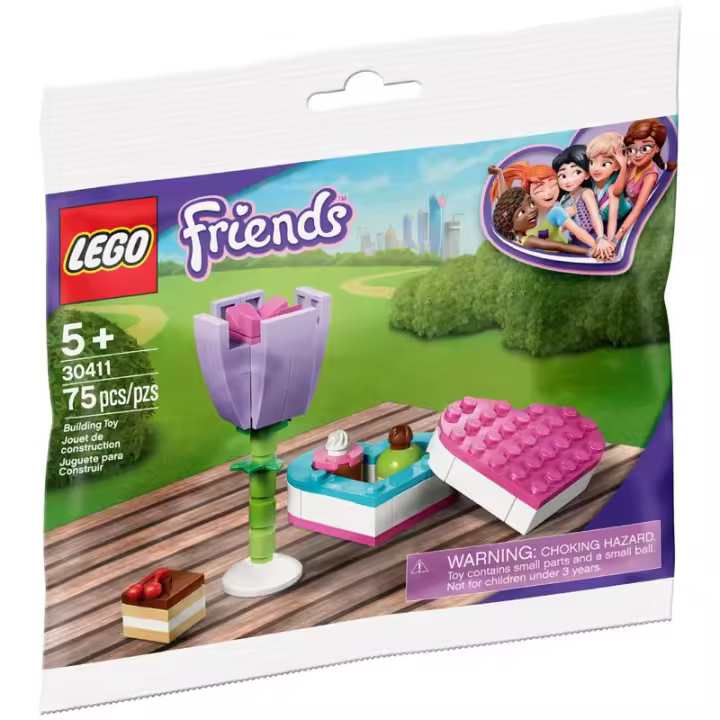 LEGO POLYBAG 30411: Chocolate Box & Flower polybag - 1