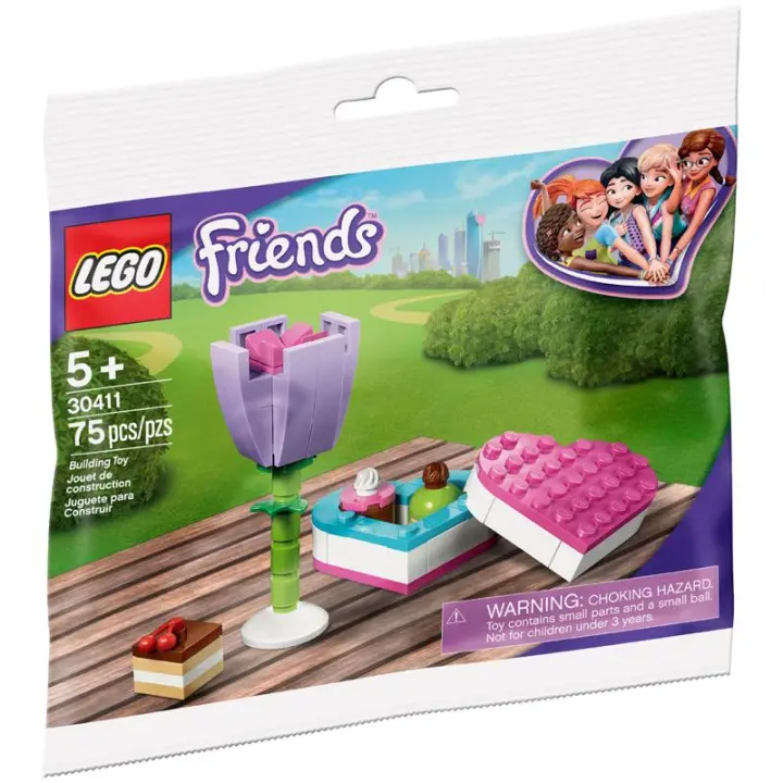 LEGO POLYBAG 30411: Chocolate Box & Flower polybag - 1