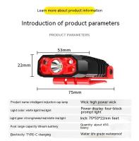 Linterna Frontal LED XPE Mini Recargable Por USB Con Clip De Inducción Para Pesca Camping Ciclismo Running Luz Portátil Para Noche - details 11
