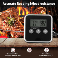 Termómetro Digital Para Cocina Con Alarma De Temperatura Para Carne BBQ Aceite Agua Hornos Asadores Medidor De Alimentos - details 0