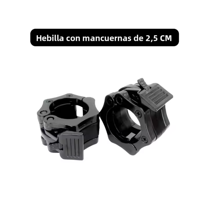 Juego De 25MM De Cerraduras Rápidas Para Barras De Mancuerna De Pesas Y Entrenamiento De Fuerza Clip De Pesas Con Bloqueo De Espinilla Para Levantamiento De Pesas - 1