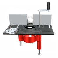 Sistema De Elevación De Router Mejorado Con Placa De Inserto De Aluminio Para Mesas De Trabajo Herramienta DIY Para Carpintería - details 5