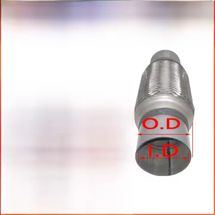 Conector De Tubo De Escape Para Coche Universal EPLUS Telescopio Flexible Enredado De Acero Inoxidable Conector De Muffler - 1