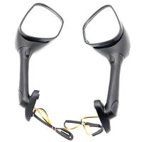 Espejo Retrovisor Para Motocicleta Con Luces LED Para SUZUKI GSXR 600 GSXR 750 GSXR 1000 K5 K6 K7 K8 K9 12V Accesorios De Manillar - details 2