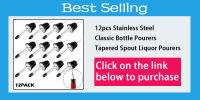 6Pcs Tapones Para Vino Con Sello a Vacío Reutilizable Accesorios De Cocina Y Barra Tapones Para Botella De Champagne Metal Inoxidable - details 0