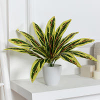 1PC Planta Artificial De Magnolia Evergreen Para Decoración De Mesas En Hogar Y Restaurantes Arreglo Floral De Vaso DIY - details 5