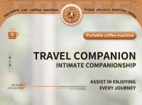 Máquina De Café Expreso Portátil Sin Cable Pequeña Y Recargable Para Viajes Camping RV Senderismo Oficina Capacidad 5-10 Tazas - details 13