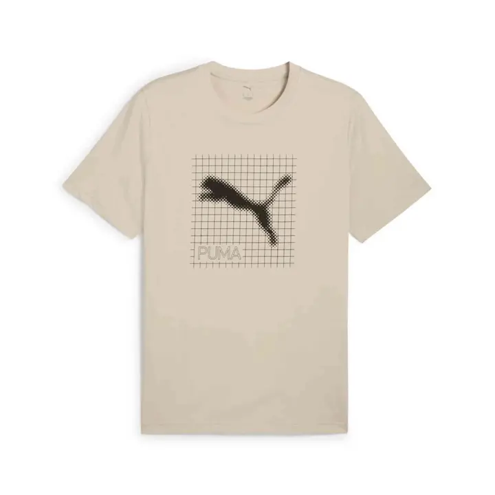Camisetas M/C marca Puma modelo 684607-68 para hombre en color beige - 1