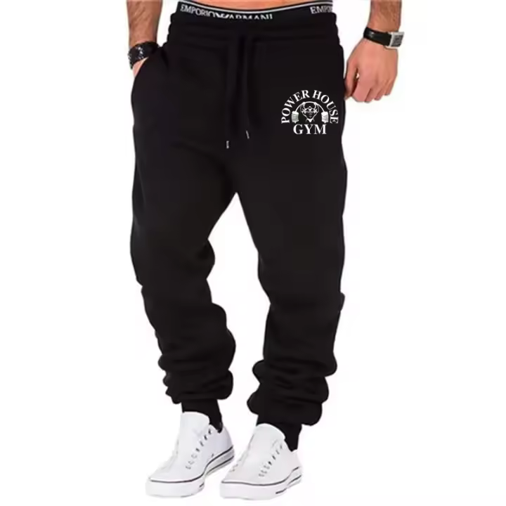 Nuevos Pantalones Deporte Casuales Para Hombre Fitness Suaves Largos Para Correr Con Bolsillos Estilo Casual Talla Regular - 1