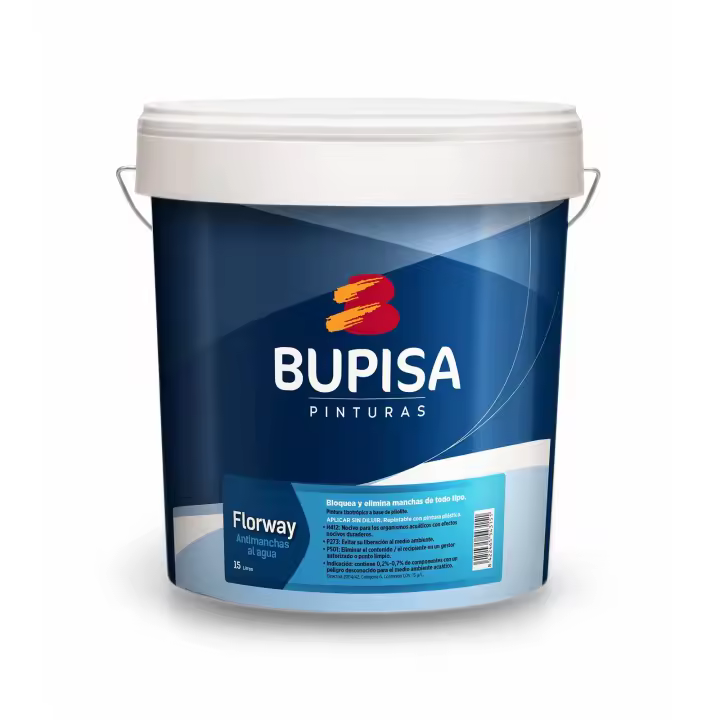 Bupisa Pintura antimanchas blanca agua 750ml - 1