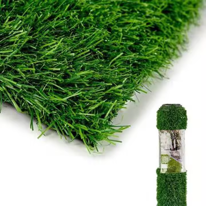 NQT Césped Artificial Rollo Multiusos, Ideal Para Jardines, Patios, Salon Interior, Terraza, Balcón, Decoración Pared, etc. Fácil de Instalar - 1