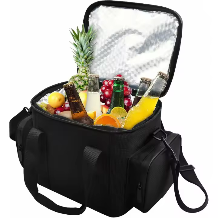 Bolsa isotérmica para pícnic, bolsa de almuerzo, bolsa térmica, bolsa isotérmica, bolsa aislante para transporte de alimentos, paño Oxford impermeable - 1