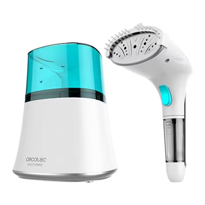 Plancha vertical cecotec smoothforce 3000 ultrasteam white/ 1200w/ depósito 50ml/ tanque de agua 700ml - 1