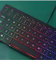 Teclado M70 Slim Con Cable APAYADO Mini Teclado De Colores Brillantes Con Keycaps Translúcidos De Carácter Click Bass RGB Para Desktop Laptop Tablet - details 4