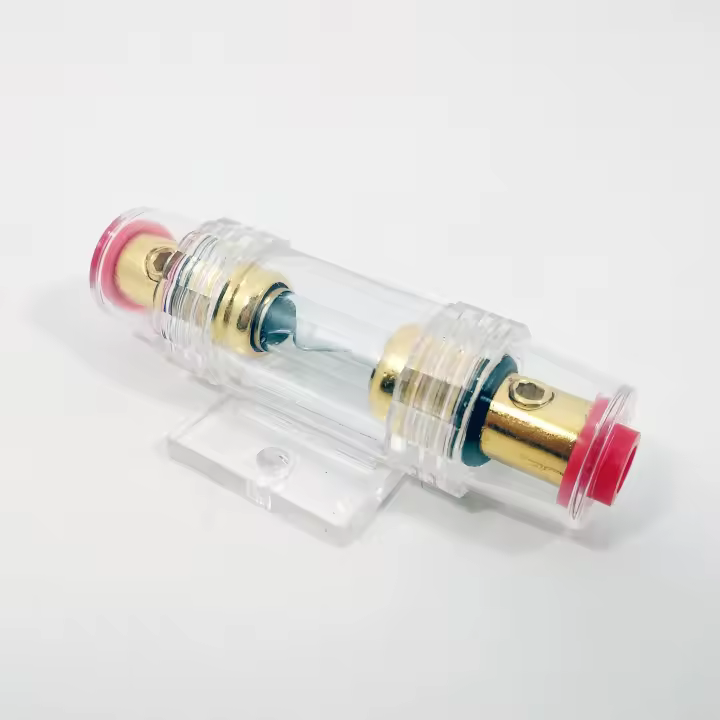 MOLCARAUTO Portafusibles Audio de coche resistente al agua con 1 fusibles de 60 amperios - 1