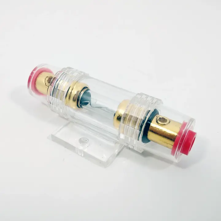 MOLCARAUTO Portafusibles Audio de coche resistente al agua con 1 fusibles de 60 amperios - 1