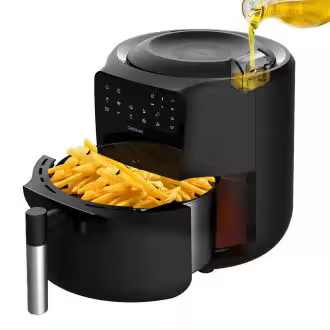 CECOTEC 03300 Freidora de aire caliente de 1550 W con dosificador y capacidad de 5,5 L Cecofry Rain - 1