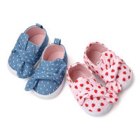 Zapatos De Bebé Para Primavera Y Verano Suaves Con Suela De Algodón Para Niñas Zapatos De Pre-walk Slip-on Color Rosa/Azul - details 11