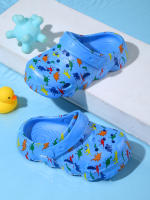 Zapatillas De Jardín Para Niños Dinosaurio Lindo Y Divertido Sandalias De Verano Para Niños Clog De Playa Y Piscina Transpirables Tallas True Fit Para Niños De 1 a 6 Años - details 16