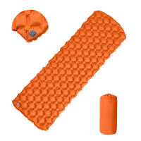 Colchón Inflable Para Camping Matrícula De Viaje Con Bomba De Inflado Integrada Material De Nylon TPU Tapete De Picnic Para Acampar En Tienda De Campaña - details 6