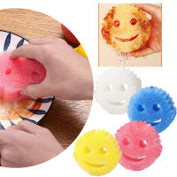 Esponja De Cocina Sonriente Para Lavar Platos Fuerte Esponja De Limpieza Para Cocina Y Baño Absorción De Aceite Y Grasa Durable Y Fácil De Limpiar Color Atractivo - details 0