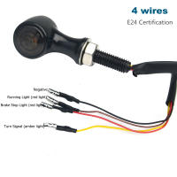 Luz De Señalización Dinámica LED Para Motocicleta 3 En 1 Faro Dirección Frontal Y Indicador Trasero Freno De Parada De Conducción - details 3